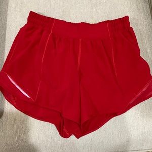 Lululemon Hotty Hot Shorts | Red | 4”